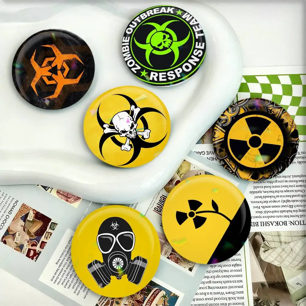 B-Biochemical C-Crisis Symbol Badges 25 32 44 58 75 mm Round Fans Collect Friends Gifts Brooch Souvenir
B-Biochemical C-Crisis Symbol Badges 25 32 44 58 75 mm Round Fans Collect Friends Gifts Brooch Souvenir