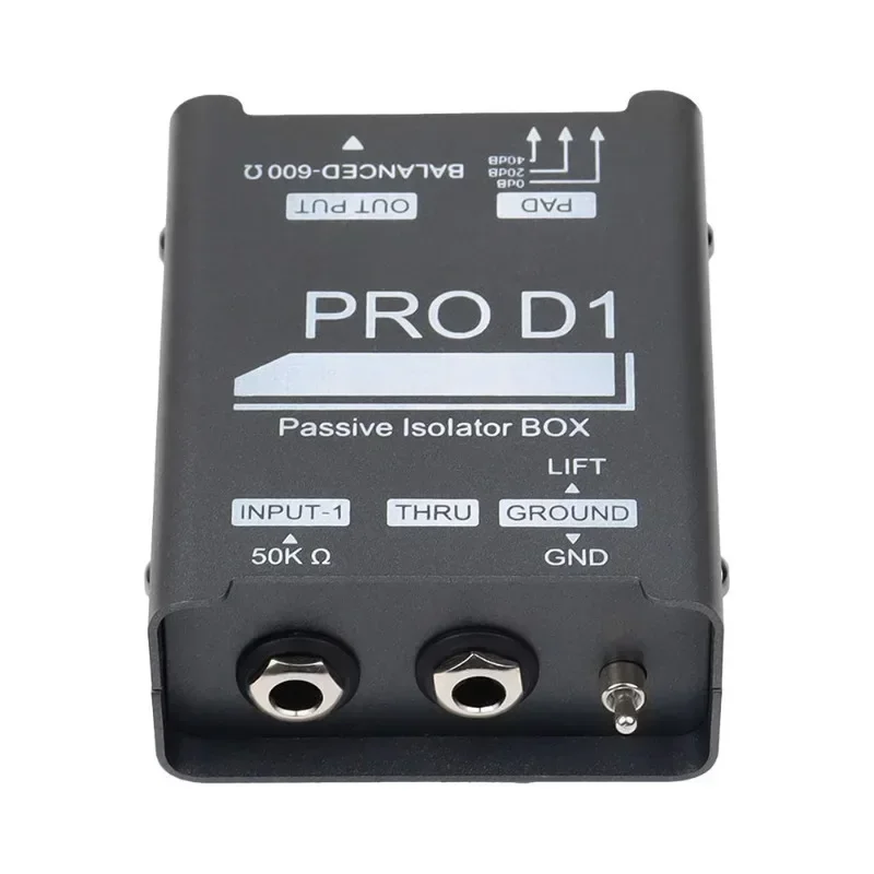 Audio Current Eliminator Passive Isolator BOX Common Ground Filter Isolator Current Sound Noise Mixer
Audio Current Eliminator Passive Isolator BOX Common Ground Filter Isolator Current Sound Noise Mixer