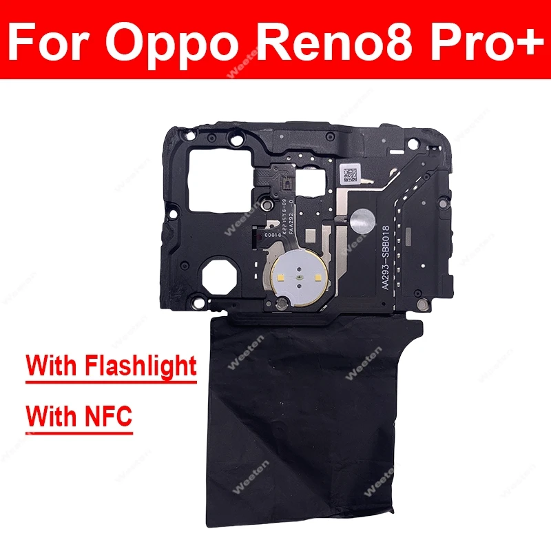 Крышка материнской платы антенны для OPPO Reno 8 Pro Plus 8Pro +, крышка материнской платы сигнала с NFC, детали корпуса задней рамы
Крышка материнской платы антенны для OPPO Reno 8 Pro Plus 8Pro +, крышка материнской платы сигнала с NFC, детали корпуса задней рамы