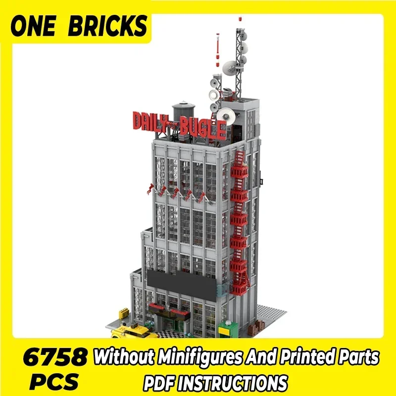Technical Moc Bricks Model Double Daily Bugle Office Tower Modular Building Blocks Gifts Toys For Children DIY Sets Assembling
Technical Moc Bricks Model Double Daily Bugle Office Tower Modular Building Blocks Gifts Toys For Children DIY Sets Assembling