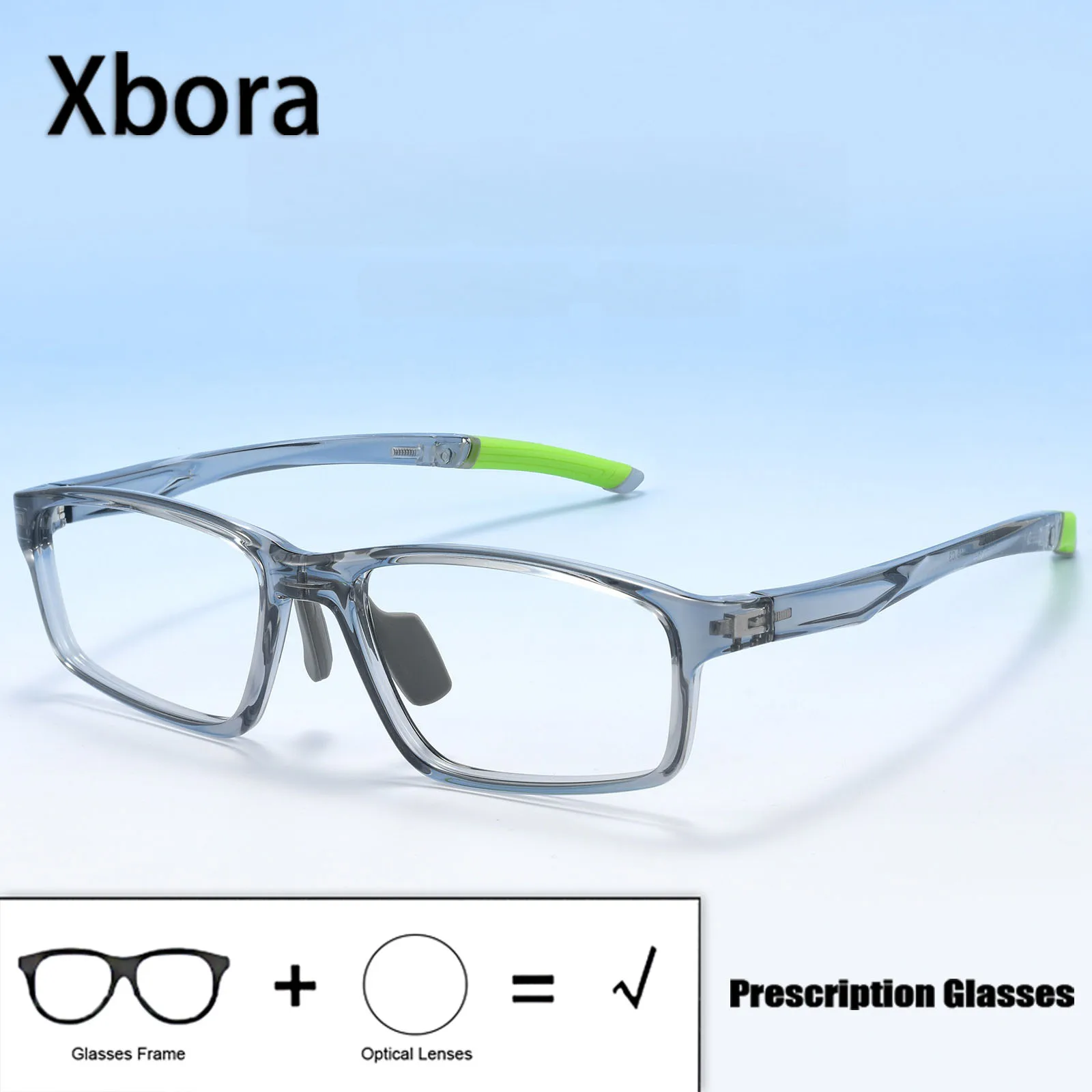 XBORA New TR90 Sports Protective Basketball Running Glasses Anti-collision Myopia Hyperopia Optical Prescription Glasses B5032YD
XBORA New TR90 Sports Protective Basketball Running Glasses Anti-collision Myopia Hyperopia Optical Prescription Glasses B5032YD