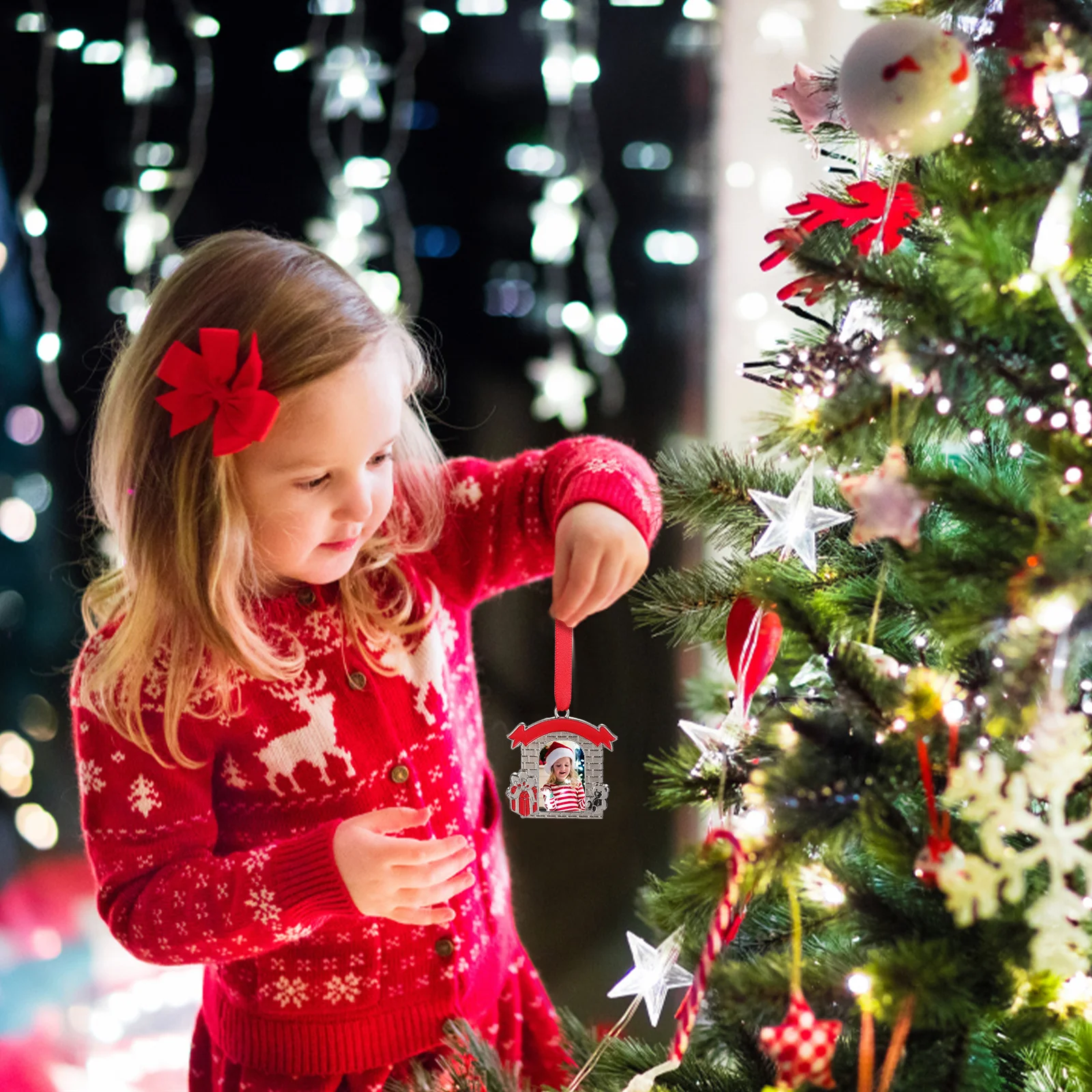 2Pcs Zinc Alloy DIY Christmas Ornaments Sublimation Blank Xmas Tree Hanging Decorations Xmas Party Favors Hanging Decors
2Pcs Zinc Alloy DIY Christmas Ornaments Sublimation Blank Xmas Tree Hanging Decorations Xmas Party Favors Hanging Decors