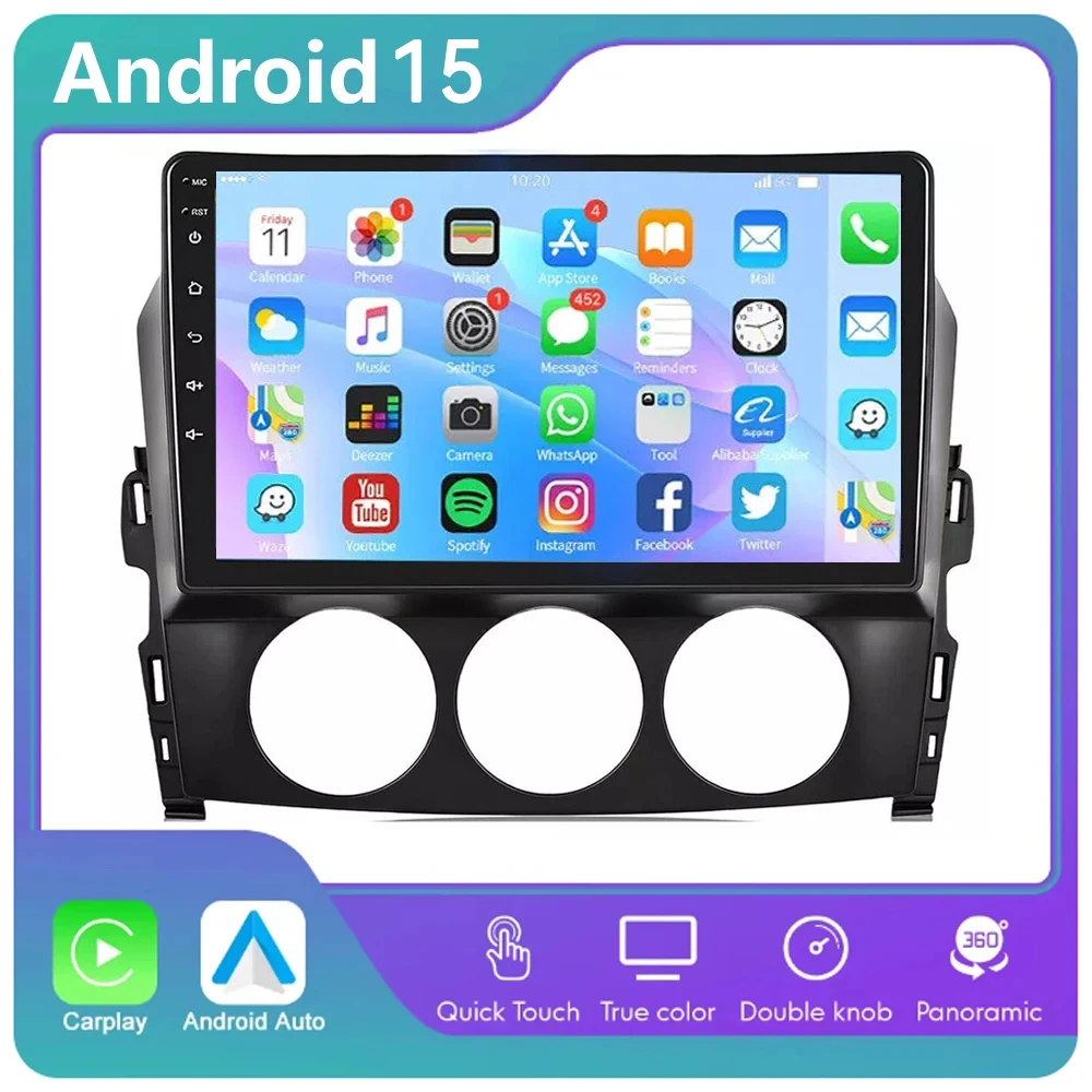 Android 15 Car Radio For MAZDA MX5 Miata 2005-2015 Stereo Navigation GPS Multimedia Video Carplay Autoradio 4G WIFI Headunit
Android 15 Car Radio For MAZDA MX5 Miata 2005-2015 Stereo Navigation GPS Multimedia Video Carplay Autoradio 4G WIFI Headunit