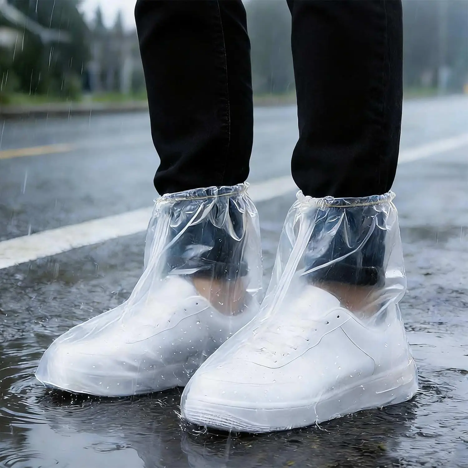 24PCS (12 Pairs) Waterproof Shoe Covers for Rain, Non-Slip Disposable Plastic Shoe Ponchos Boot Covers Waterproof, Clear Heavy D
24PCS (12 Pairs) Waterproof Shoe Covers for Rain, Non-Slip Disposable Plastic Shoe Ponchos Boot Covers Waterproof, Clear Heavy D