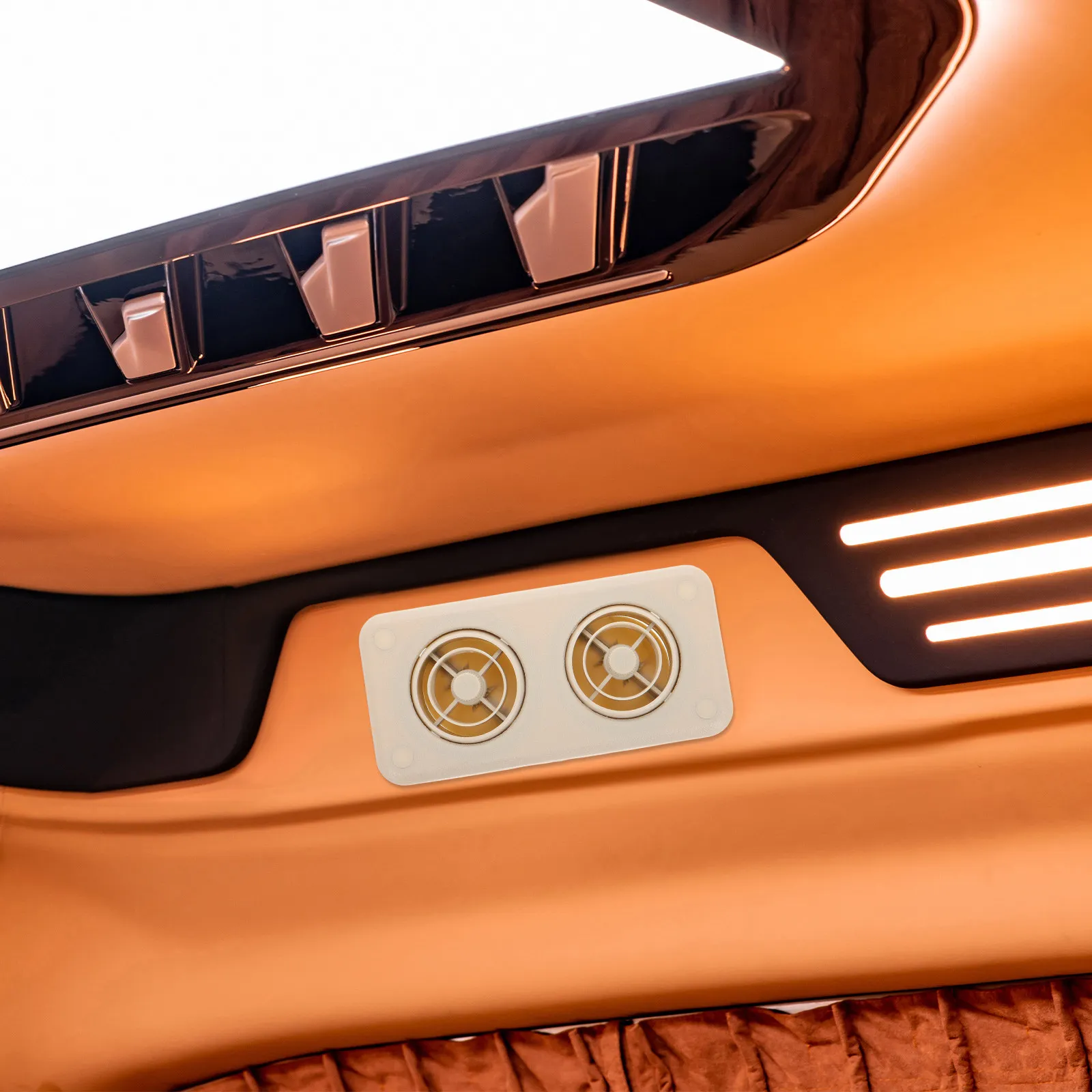 Roof Bus Air Conditioning Outlet Vent Flexible Airflow Adjustable High Temperature Resistant Bus Truck Air Vent for Interior
Roof Bus Air Conditioning Outlet Vent Flexible Airflow Adjustable High Temperature Resistant Bus Truck Air Vent for Interior