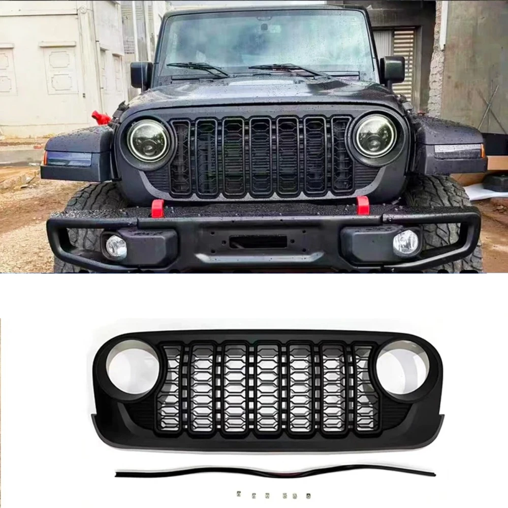Для Jeep Wrangler JK 2007-2017: Обновленная решетка радиатора в стиле JK, новый дизайн, декоративная черная передняя бамперная сетка, гоночная решетка
Для Jeep Wrangler JK 2007-2017: Обновленная решетка радиатора в стиле JK, новый дизайн, декоративная черная передняя бамперная сетка, гоночная решетка
