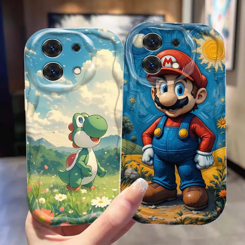 M-Marios Cartoon Popular For Xiaomi Redmi Note 14 13 12 12S 11 10 9 9S 8 Pro Plus 4G 5G Wave Oil Cover Soft Phone Case
M-Marios Cartoon Popular For Xiaomi Redmi Note 14 13 12 12S 11 10 9 9S 8 Pro Plus 4G 5G Wave Oil Cover Soft Phone Case