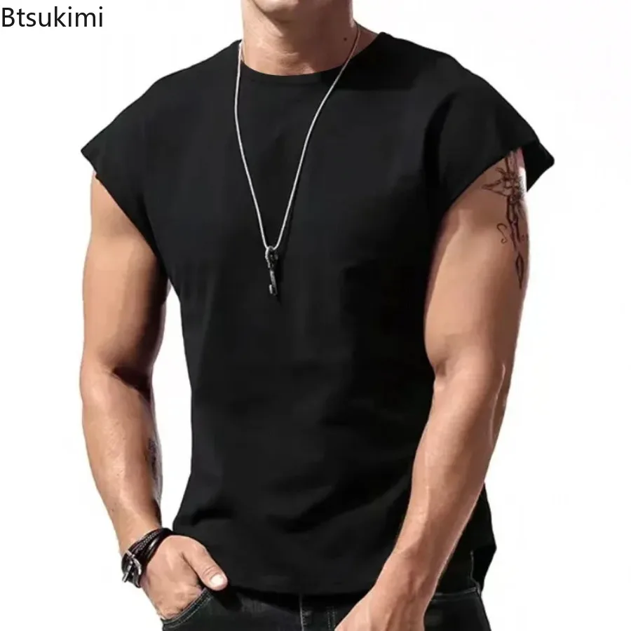 Summer Men Clothing New Sleeveless T-shirts Leisure Sports Loose Gym Bodybuilding Tank Tops Solid Basketball Vest Men Streetwear
Summer Men Clothing New Sleeveless T-shirts Leisure Sports Loose Gym Bodybuilding Tank Tops Solid Basketball Vest Men Streetwear