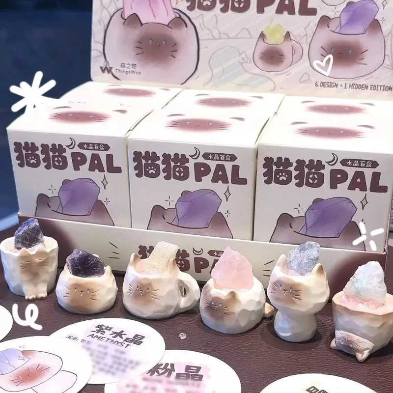 New Cute Cartoon Cat Blind Box - Trendy Desktop Decor Crystal Ornament Inspired By Lol Surprise Collectible Children Toy Gifts
New Cute Cartoon Cat Blind Box - Trendy Desktop Decor Crystal Ornament Inspired By Lol Surprise Collectible Children Toy Gifts