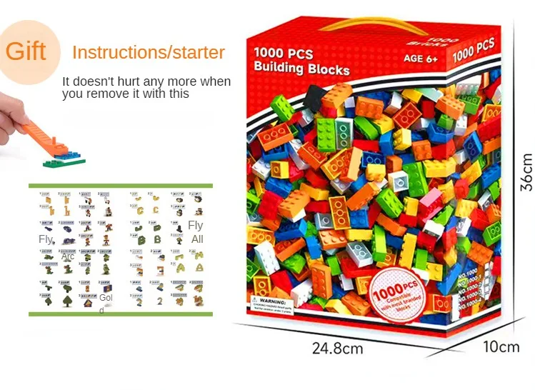 Children's Building Blocks New Box with Large Quantity of Small Particles Funny Assembly Building Blocks Children's Toy Gifts
Children's Building Blocks New Box with Large Quantity of Small Particles Funny Assembly Building Blocks Children's Toy Gifts