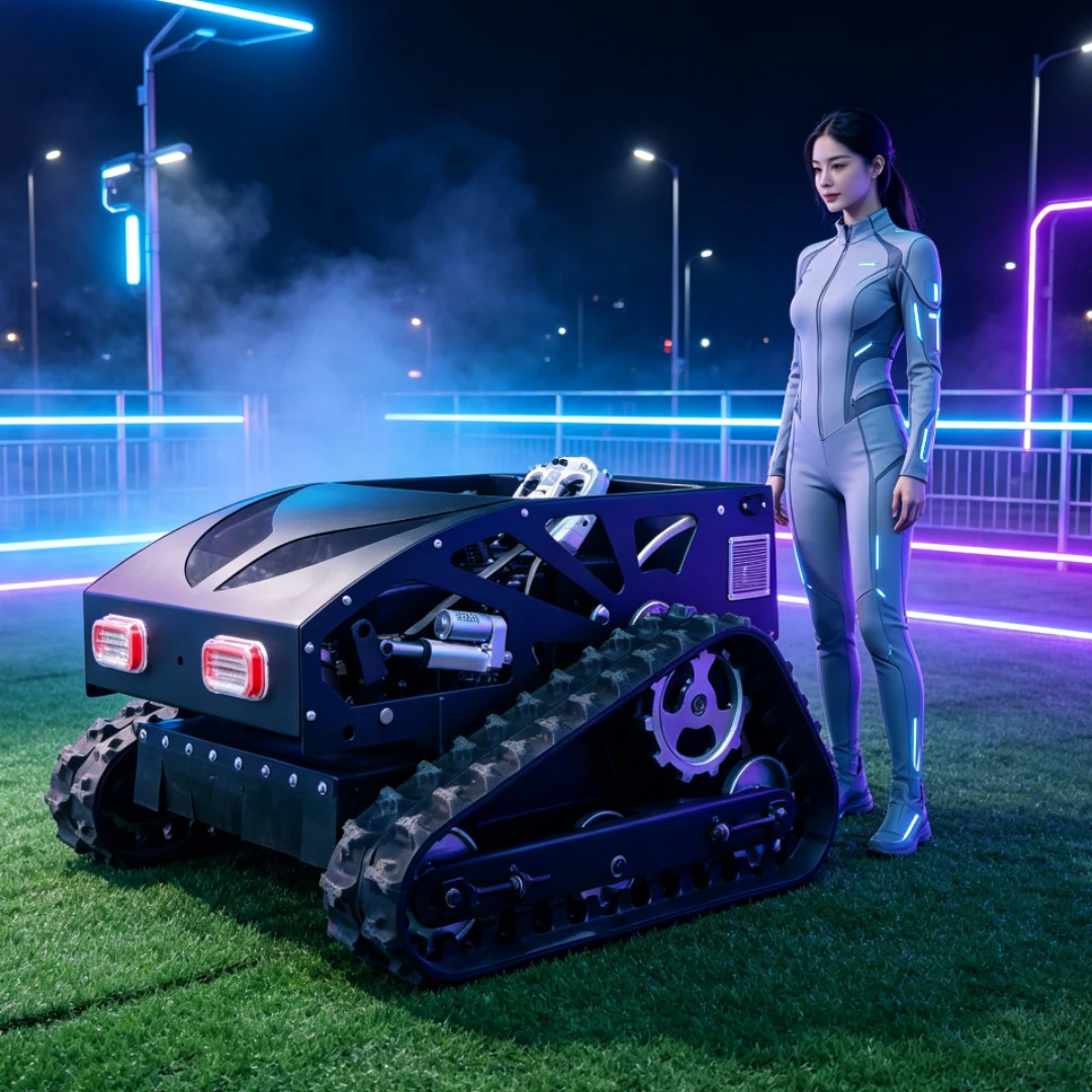 Customized remote-controlled lawn mower track type 80-100cm cutting width farm pasture orchard weed cleaning
Customized remote-controlled lawn mower track type 80-100cm cutting width farm pasture orchard weed cleaning