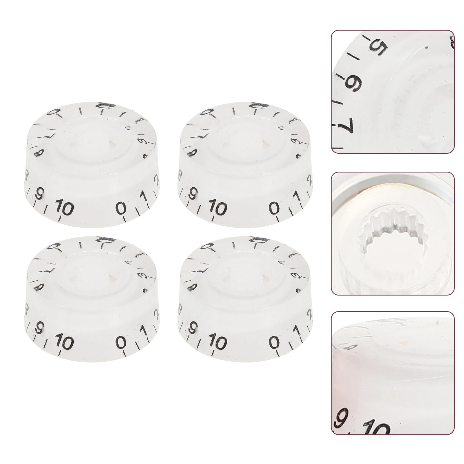 4 Pcs Guitar Knob Accessory Bass Volume Acrylic Potentiometer Knobs Control Professional Tone Caps Amp
4 Pcs Guitar Knob Accessory Bass Volume Acrylic Potentiometer Knobs Control Professional Tone Caps Amp