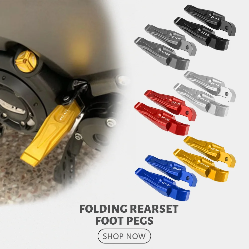 Motorcycle Rear Foot Pegs Rests Passenger Footrests For Yamaha MT03 MT07 MT09 2013-2020 155 MT07 MT 07 03 09 FZ
Motorcycle Rear Foot Pegs Rests Passenger Footrests For Yamaha MT03 MT07 MT09 2013-2020 155 MT07 MT 07 03 09 FZ