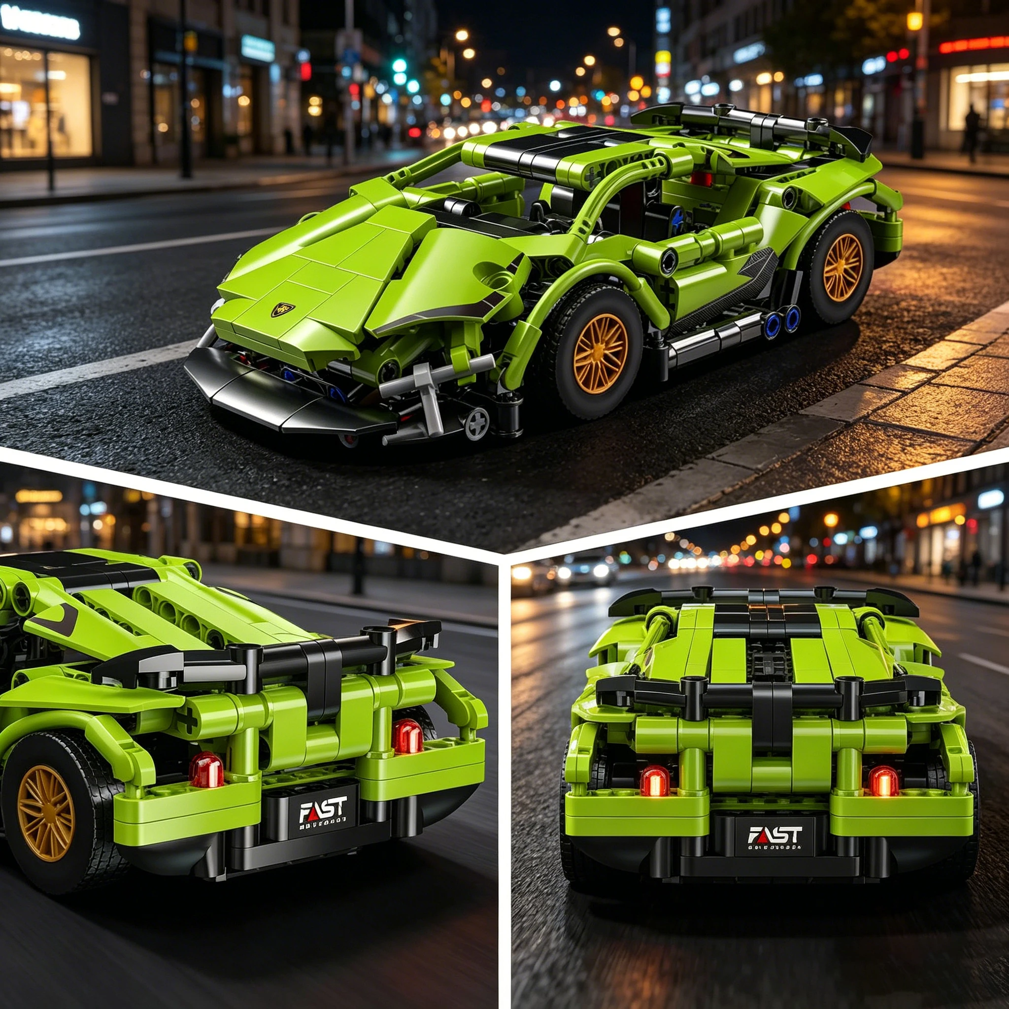1280PCS 1:14 MOC Racing Car Building Blocks, Mechanical Speed Sports Car Model Kit STEM Gift for Boys Kids Adults Ages 12+
1280PCS 1:14 MOC Racing Car Building Blocks, Mechanical Speed Sports Car Model Kit STEM Gift for Boys Kids Adults Ages 12+