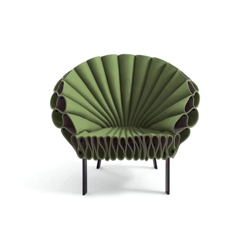 Nordic designer art fashion seat villa peacock open screen chair creative modeling casual fan chair
Nordic designer art fashion seat villa peacock open screen chair creative modeling casual fan chair