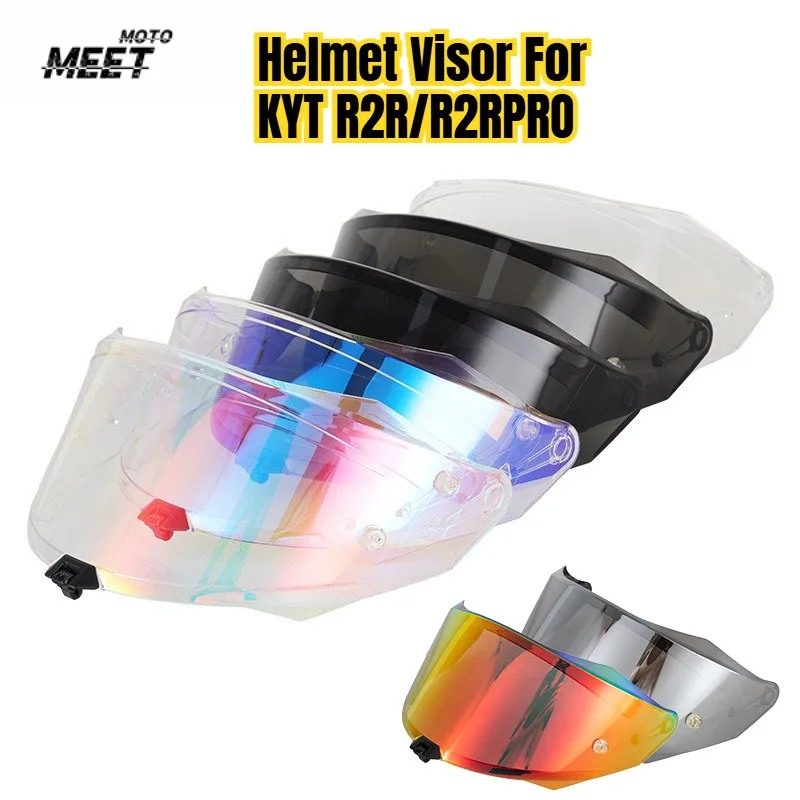 Helmet Windshield for KYT R2R/R2RPRO High Toughness High Strength Sunscreen Visera Para Casco Motorcycle Helmet Accessories
Helmet Windshield for KYT R2R/R2RPRO High Toughness High Strength Sunscreen Visera Para Casco Motorcycle Helmet Accessories