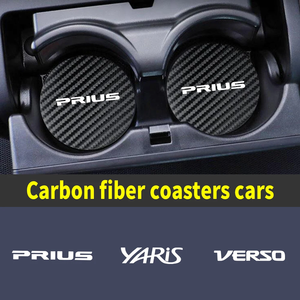Car Carbon Fiber Pattern Coaster Non Slip Water Cup Mat Anti-Dirt Pad For Toyota YARIS PRIUS VERSO SEQUOIA RAV4 PRADO Accessorie
Car Carbon Fiber Pattern Coaster Non Slip Water Cup Mat Anti-Dirt Pad For Toyota YARIS PRIUS VERSO SEQUOIA RAV4 PRADO Accessorie