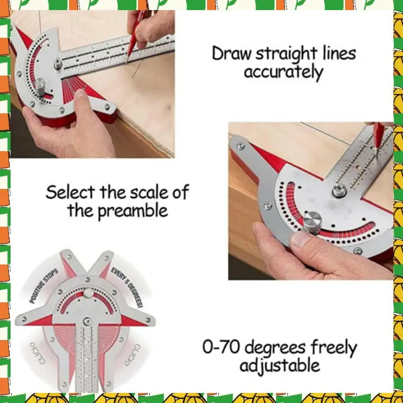 Professional Tool Woodworkers Edge Rule High Precision Protractors Angles Measure Tool Carpenter Tools
Professional Tool Woodworkers Edge Rule High Precision Protractors Angles Measure Tool Carpenter Tools