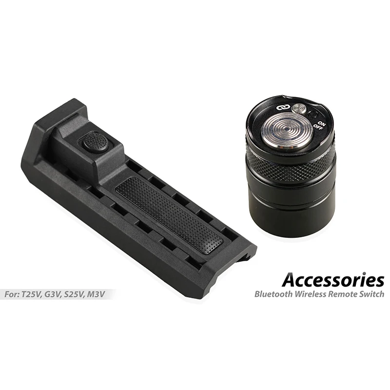 Bluetooth Wireless Remote Switch Type-C charging Radio Tailcap For T25V G3V S25V M3V Tactical Flashlight
Bluetooth Wireless Remote Switch Type-C charging Radio Tailcap For T25V G3V S25V M3V Tactical Flashlight