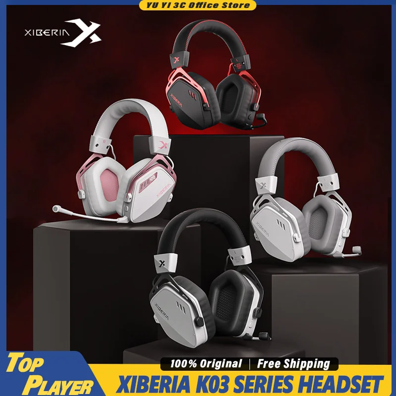 XIBERIA K03S Wireless Gaming Headset 7.1 Surround Sound Bluetooth 5.0 2.4G Wireless Wired Headphone With Mic For PC Gamer
XIBERIA K03S Wireless Gaming Headset 7.1 Surround Sound Bluetooth 5.0 2.4G Wireless Wired Headphone With Mic For PC Gamer