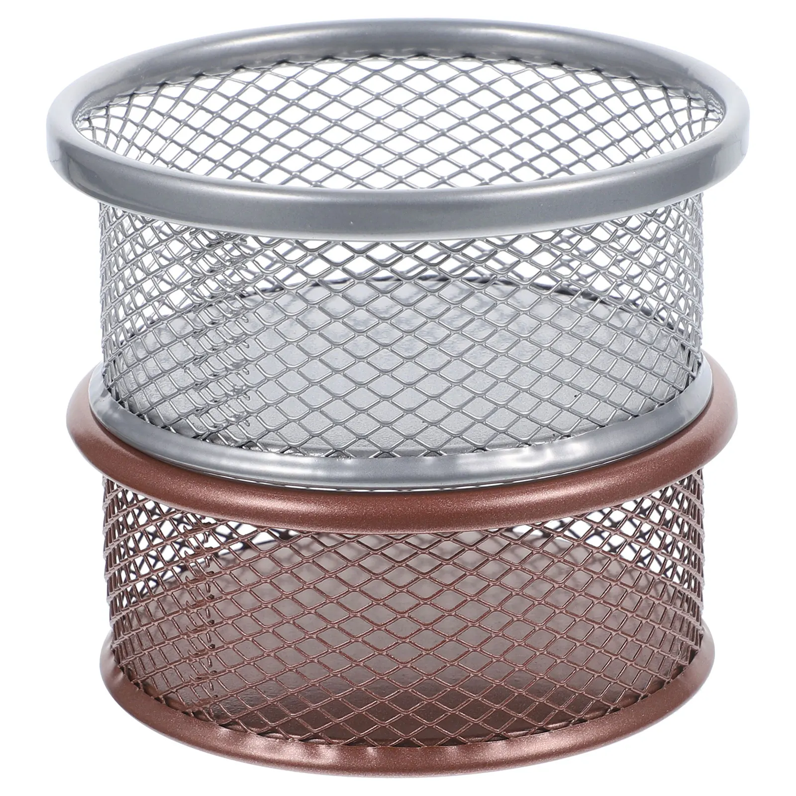 2pcs Metal Pen Holder Storage Desk Organizer Rose Gold Silver Paperclip Small Accessories Binder Sundries Container
2pcs Metal Pen Holder Storage Desk Organizer Rose Gold Silver Paperclip Small Accessories Binder Sundries Container