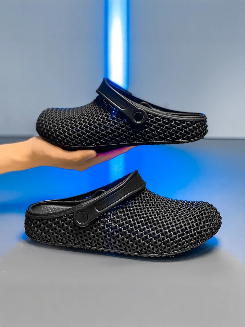 Summer Casual Breathable Driving Sandals Half Slippers 3D Printing Beach Shoes Anti-Slip Deodorant Soft Bottom Hole Shoes
Summer Casual Breathable Driving Sandals Half Slippers 3D Printing Beach Shoes Anti-Slip Deodorant Soft Bottom Hole Shoes