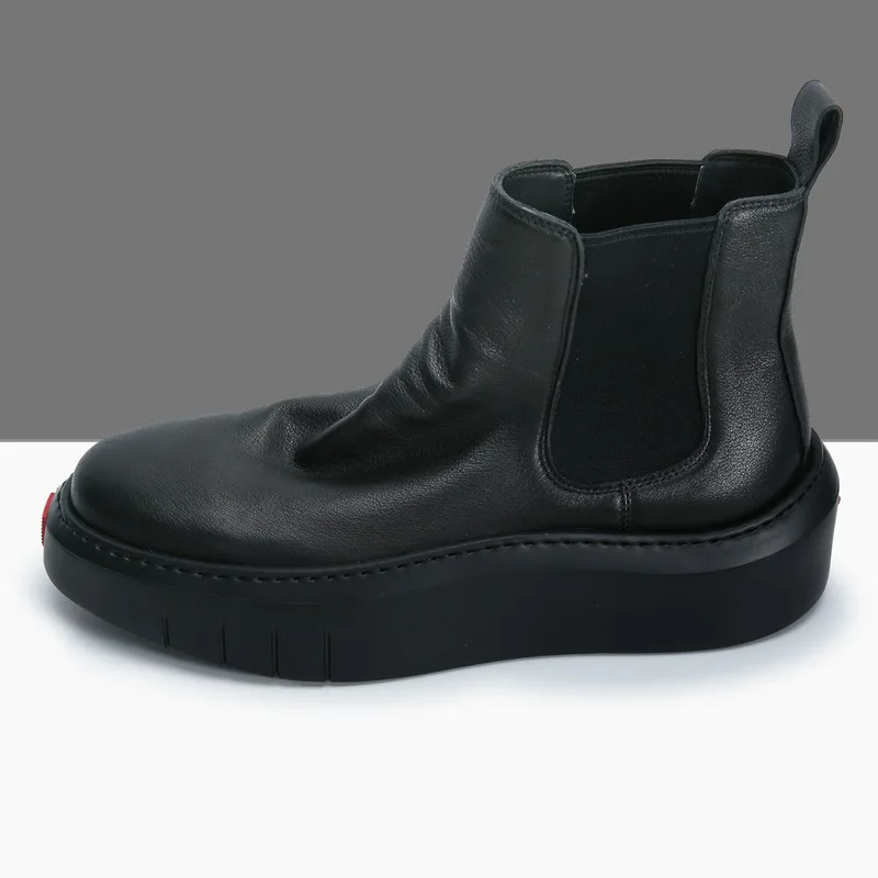 New Winter Soft Thick Bottom Trendy Versatile Mens Casual Formal Male Genuine Leather Shoes Leather Men's Loafers Chelsea Boots
New Winter Soft Thick Bottom Trendy Versatile Mens Casual Formal Male Genuine Leather Shoes Leather Men's Loafers Chelsea Boots