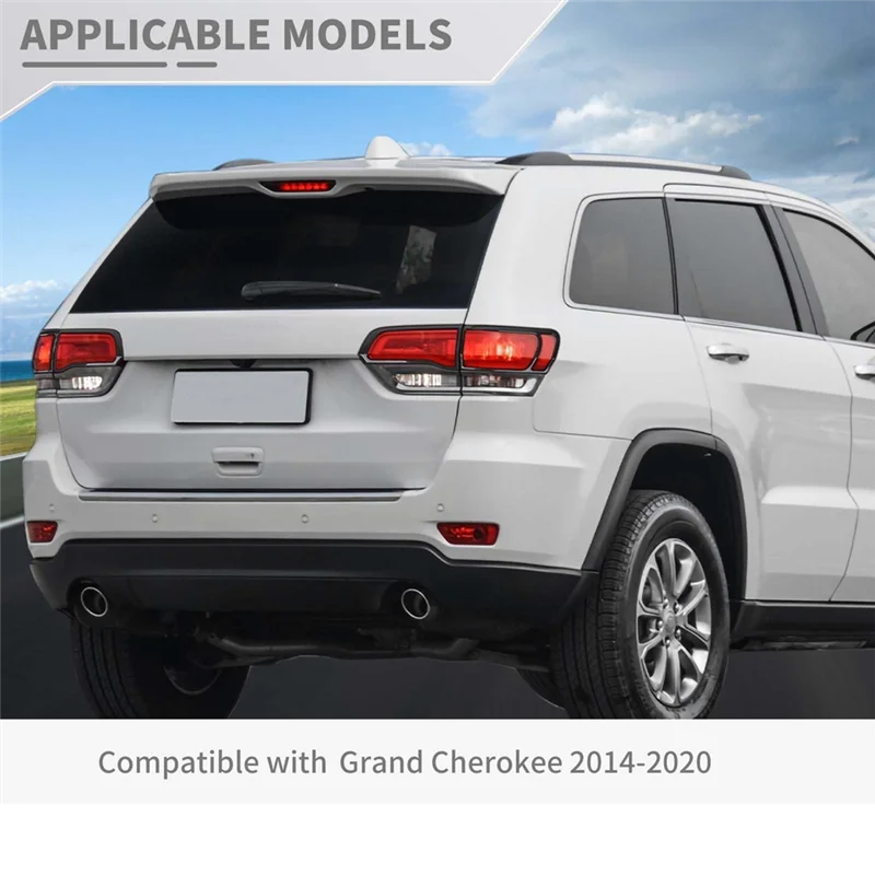 Накладка на задний фонарь для Jeep Grand Cherokee 2014-2020, сменные аксессуары, ABS, углеродное волокно
Накладка на задний фонарь для Jeep Grand Cherokee 2014-2020, сменные аксессуары, ABS, углеродное волокно