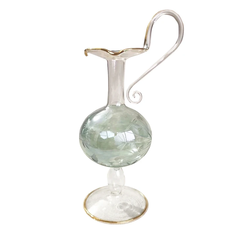 French Glass Carved Niche Hand-Made Special-Shaped Vase Decoration Couple Gift
French Glass Carved Niche Hand-Made Special-Shaped Vase Decoration Couple Gift