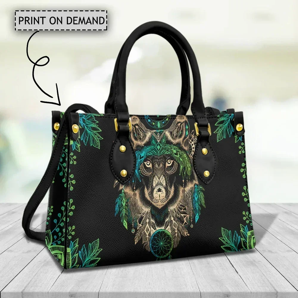 Tribal Wolf Dream Catcher Pattern Ladies Handbag New Outdoor Casual Shoulder Bag Women Leather Top Handle Totes Bolsas Femininas
Tribal Wolf Dream Catcher Pattern Ladies Handbag New Outdoor Casual Shoulder Bag Women Leather Top Handle Totes Bolsas Femininas