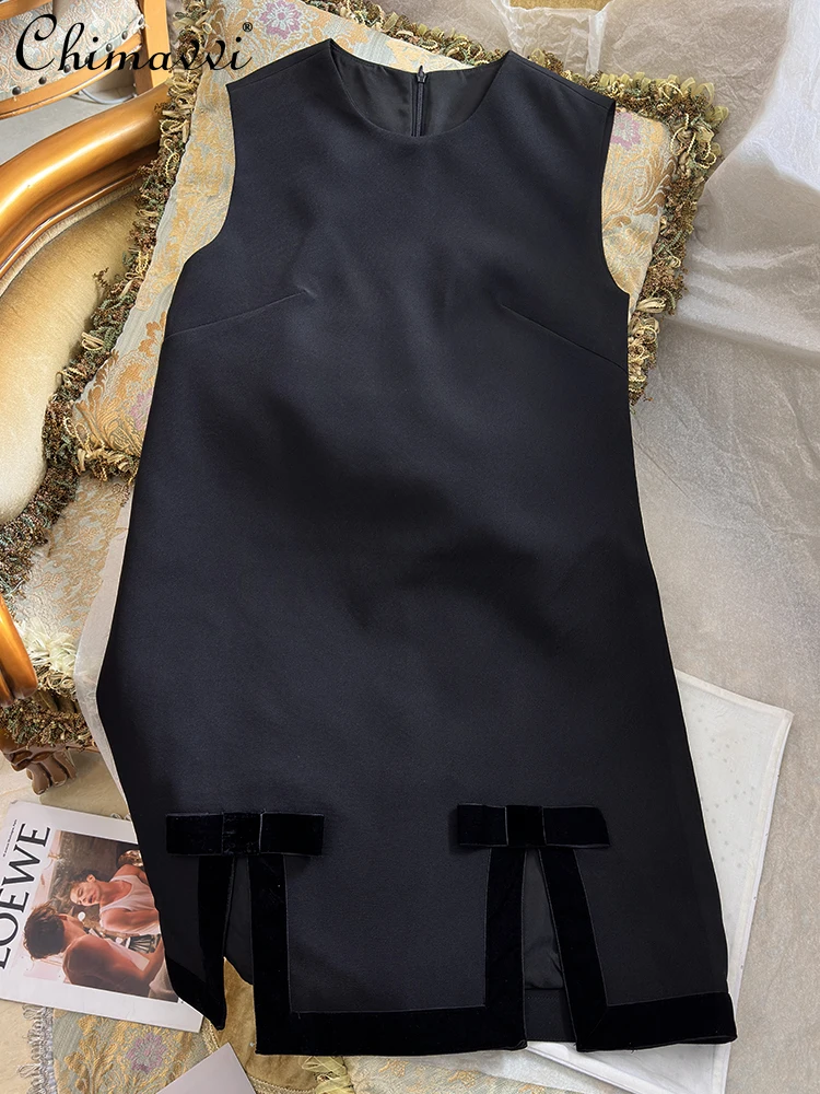 2025 Spring and Summer New High-end Fashion Sleeveless Dress French Temperament Girl Sweet Bow A Line Loose Dresses for Women
2025 Spring and Summer New High-end Fashion Sleeveless Dress French Temperament Girl Sweet Bow A Line Loose Dresses for Women