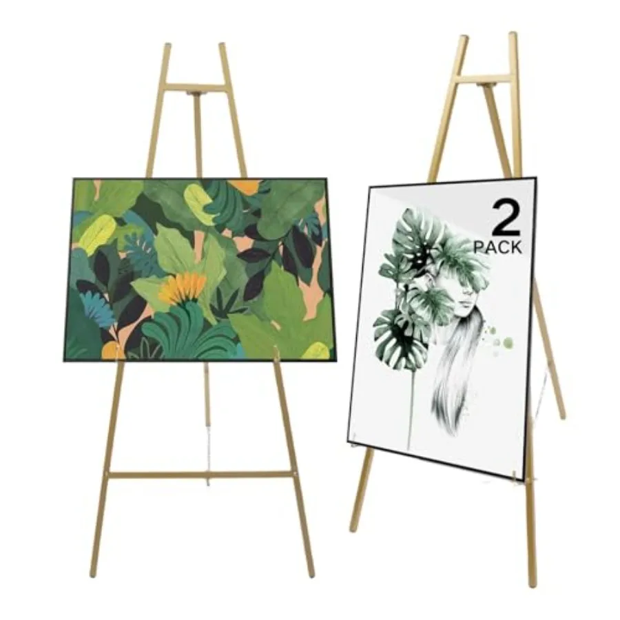 Подставка-мольберт для вывесок, 2 шт., золотые подставки для картин 40,95 дюйма, регулируемые мольберты для свадебных табличек и художественных работ
Подставка-мольберт для вывесок, 2 шт., золотые подставки для картин 40,95 дюйма, регулируемые мольберты для свадебных табличек и художественных работ