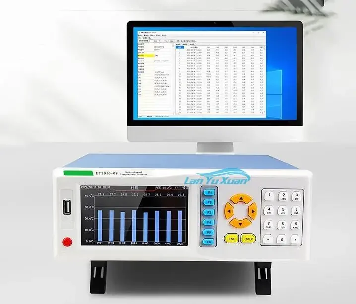 5 inches LCD Display 16CH Temperature Data Recorder, High Precision Temperature Monitoring Logger with Alarm Function
5 inches LCD Display 16CH Temperature Data Recorder, High Precision Temperature Monitoring Logger with Alarm Function