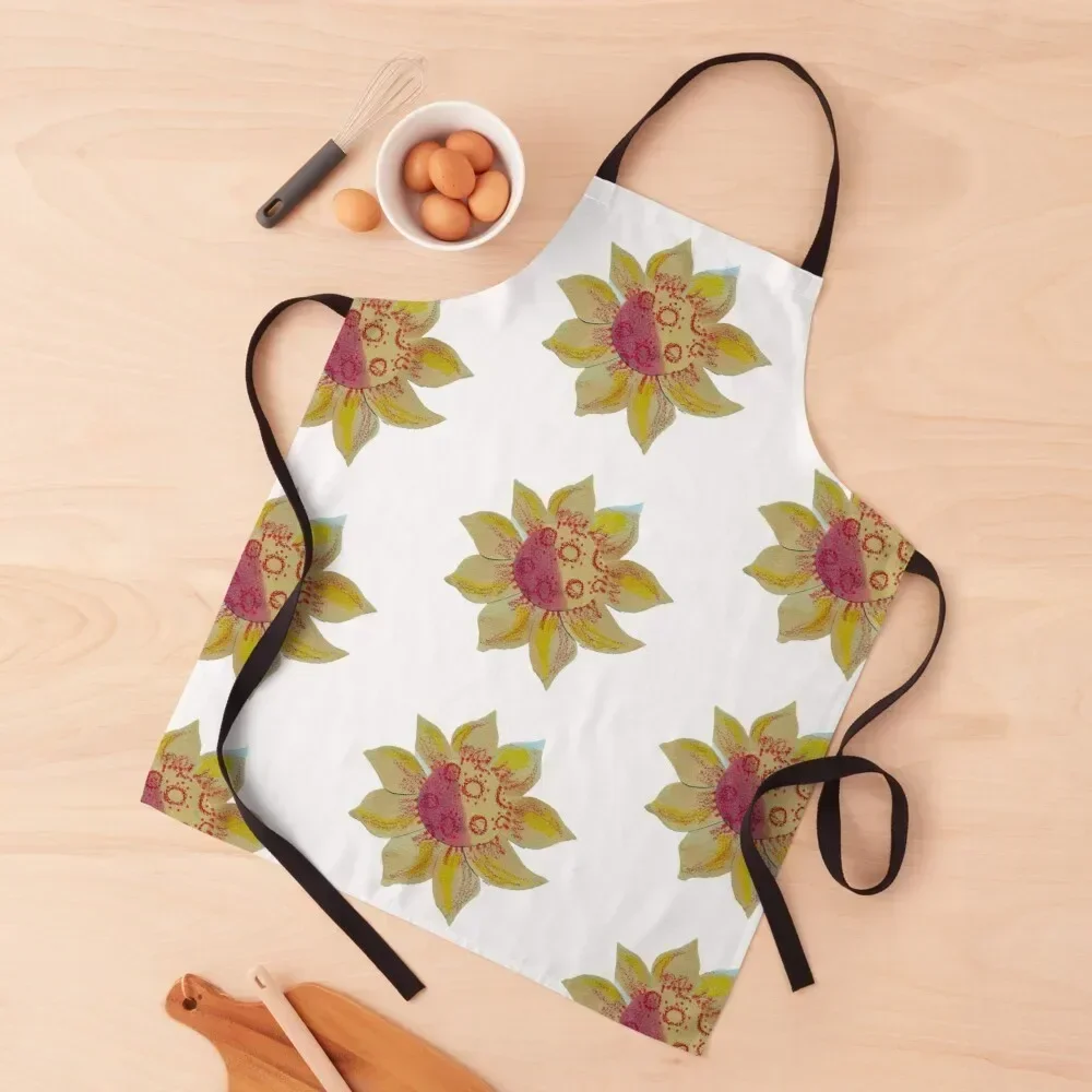 Sunflower collage by Nancy Salus Apron For Man Haircut Korean Apron 
Sunflower collage by Nancy Salus Apron For Man Haircut Korean Apron