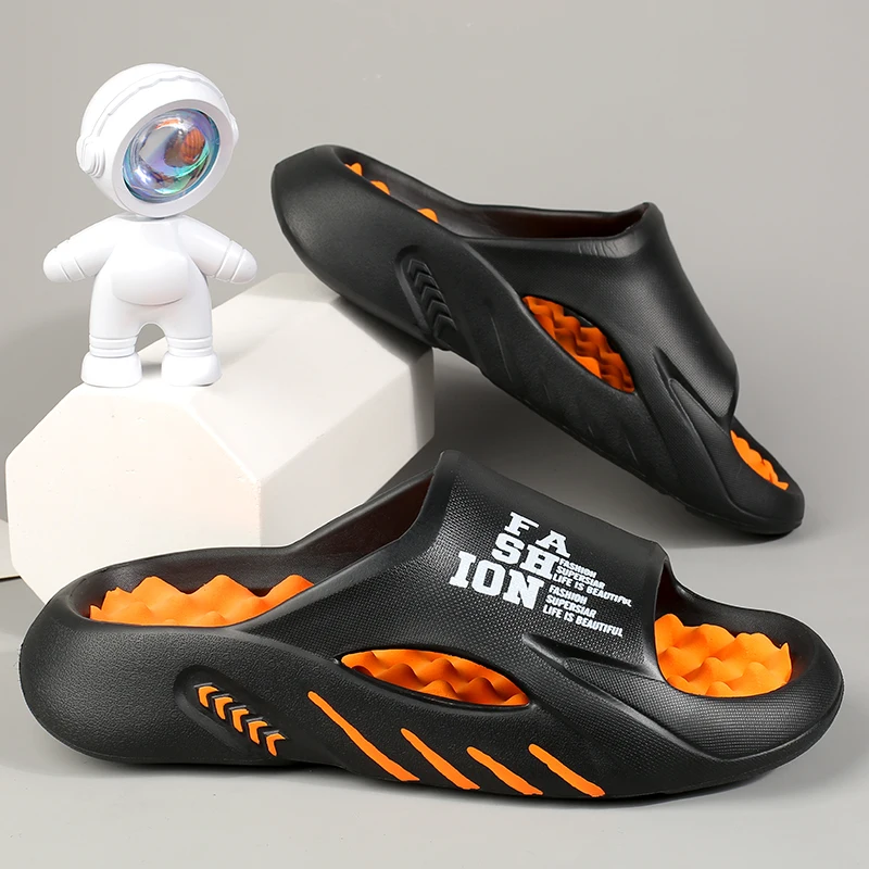 Summer Men Massage Slippers Indoor Outdoor Sandals Beach Casual Shoes Soft Sole Slides Men Flip-flops Men's Sandals Big Size 47
Summer Men Massage Slippers Indoor Outdoor Sandals Beach Casual Shoes Soft Sole Slides Men Flip-flops Men's Sandals Big Size 47