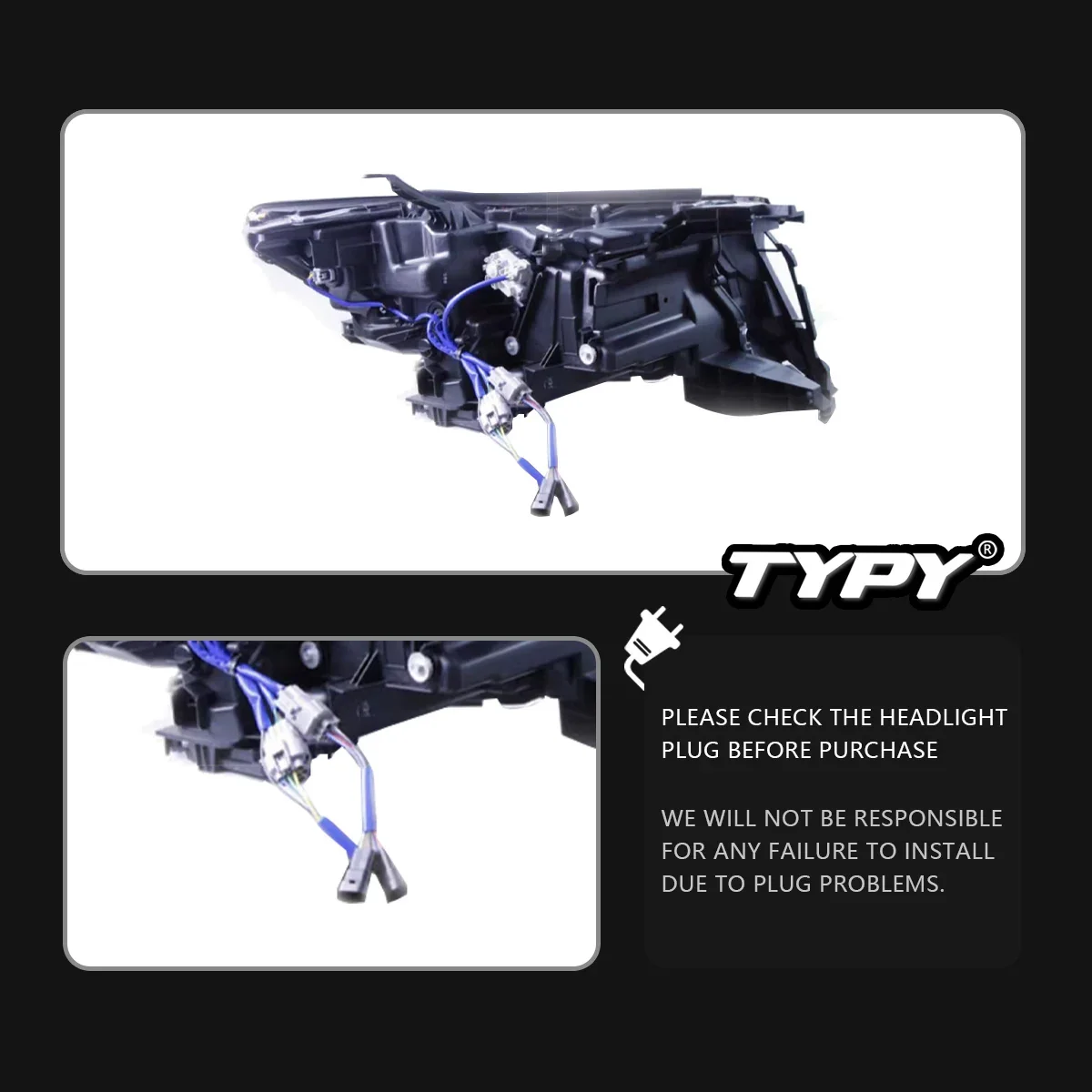 TYPY Car For Toyota Prado Headlight 2018-2020 Upgrade Modified to New DRL Dynamic Turn Signal LED Headlight Auto Accessories
TYPY Car For Toyota Prado Headlight 2018-2020 Upgrade Modified to New DRL Dynamic Turn Signal LED Headlight Auto Accessories