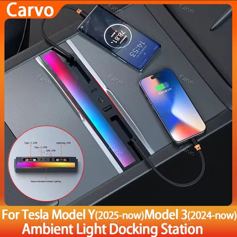 Central Control Splitter & Docking Station for 2025+ Tesla Model Y Juniper 2024+ Model 3 Highland Quick Charger Shunt Hub
Central Control Splitter & Docking Station for 2025+ Tesla Model Y Juniper 2024+ Model 3 Highland Quick Charger Shunt Hub