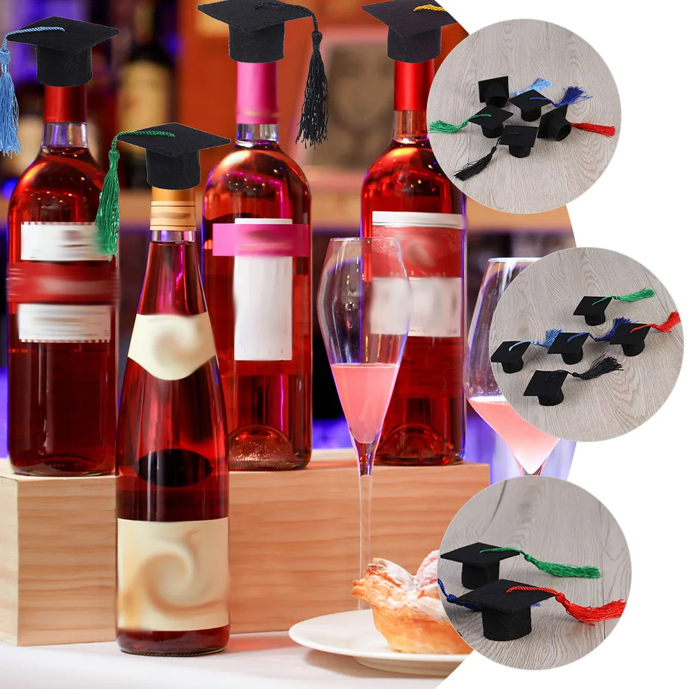 12 Pcs Doctor Hat Decoration Mini Graduation Cap Fringe Bottle Toppers Party Favor Beverage Supplies Cute Graduation Cap
12 Pcs Doctor Hat Decoration Mini Graduation Cap Fringe Bottle Toppers Party Favor Beverage Supplies Cute Graduation Cap