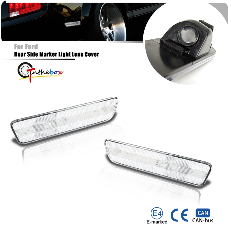 Rear Bumper Side Marker Indicator Light Parking Light Shell Housings For Ford Mustang 2005-2009 Car Accessories No Bulb/Socket
Rear Bumper Side Marker Indicator Light Parking Light Shell Housings For Ford Mustang 2005-2009 Car Accessories No Bulb/Socket