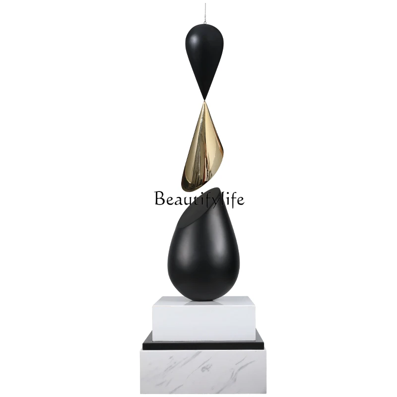 Abstract water drop sculpture hotel entrance decoration staircase corner floor ornament
Abstract water drop sculpture hotel entrance decoration staircase corner floor ornament