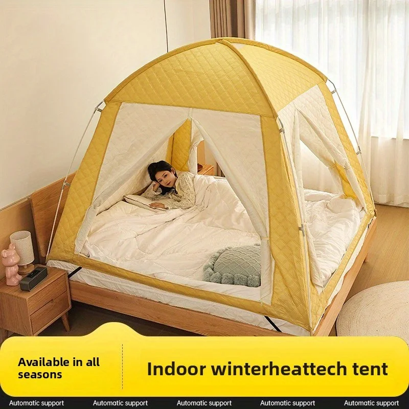 All Seasons Bed Tent Indoor Outdoor Warm Windproof Coldproof Cotton Padded Thickened for Kids Elderly Adults Home Use
All Seasons Bed Tent Indoor Outdoor Warm Windproof Coldproof Cotton Padded Thickened for Kids Elderly Adults Home Use