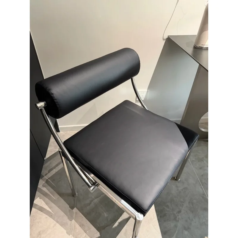 Vintage Style Stainless Steel Chair for Study Bedroom Makeup Vanity Stool Dressing Table Seat Classic Living Room Chairs
Vintage Style Stainless Steel Chair for Study Bedroom Makeup Vanity Stool Dressing Table Seat Classic Living Room Chairs