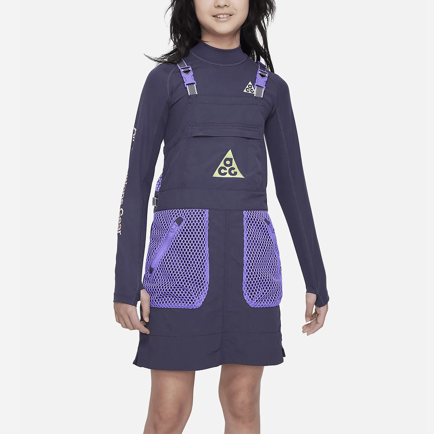 Nike genuine ACG new big children's woven breathable casual sports shoulder strap skirt FB1073-015
Nike genuine ACG new big children's woven breathable casual sports shoulder strap skirt FB1073-015