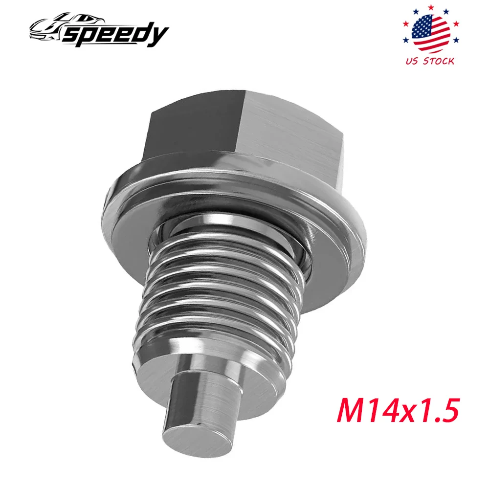 M14x1.5 Silver Car Engine Magnetic Oil Drain Plug Screw Nut Bolt Sump Nut Aluminum
M14x1.5 Silver Car Engine Magnetic Oil Drain Plug Screw Nut Bolt Sump Nut Aluminum