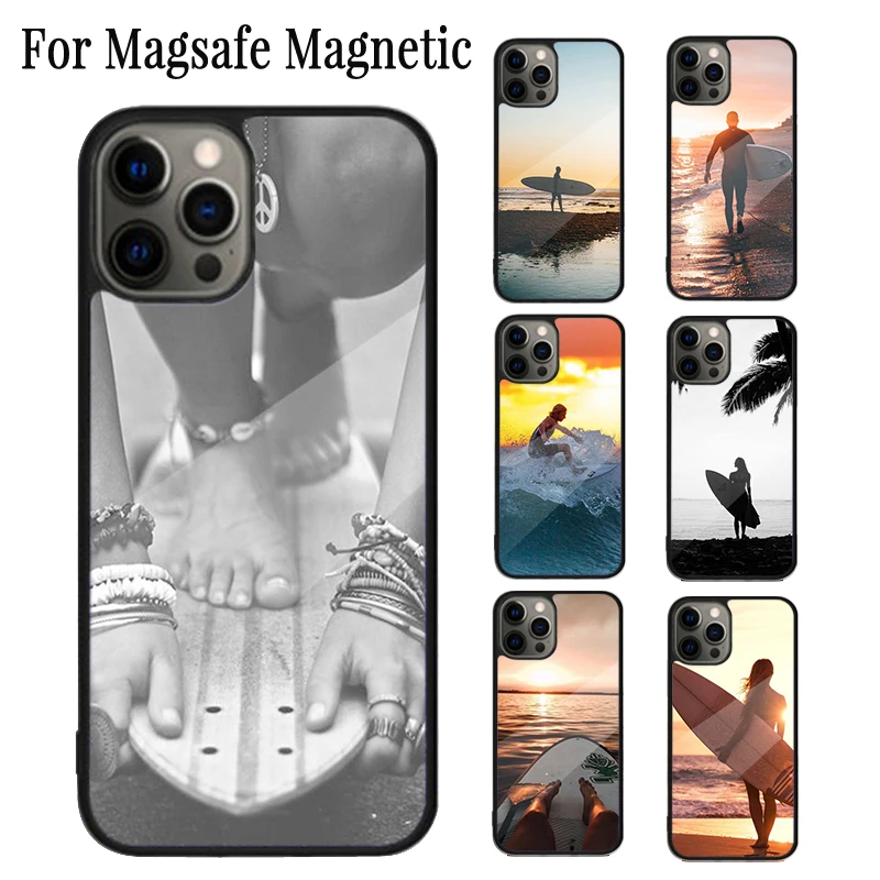 Summer beach surfboard surfing Magnetic Phone Case For iPhone 16 15 14 Plus 13 12 Mini 11 Pro Max Magsafe Wireless Cover
Summer beach surfboard surfing Magnetic Phone Case For iPhone 16 15 14 Plus 13 12 Mini 11 Pro Max Magsafe Wireless Cover