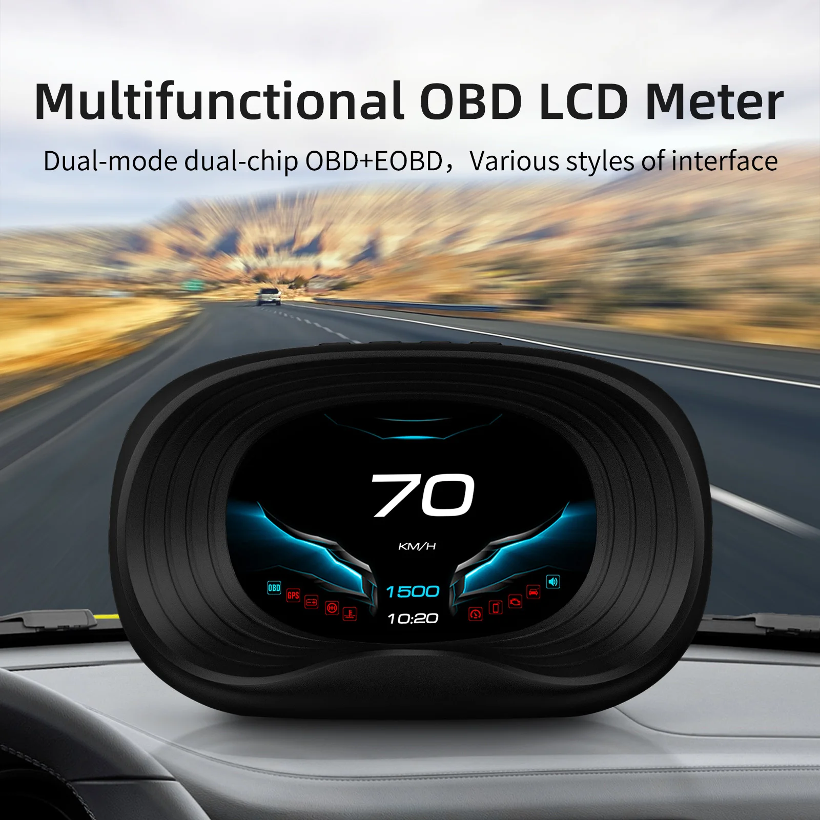 Head Up Display On-board Computer Car Digital OBD2 Mileage OBD Driving Computer Display Speedometer Temperature Gauge 3.5 Inch
Head Up Display On-board Computer Car Digital OBD2 Mileage OBD Driving Computer Display Speedometer Temperature Gauge 3.5 Inch