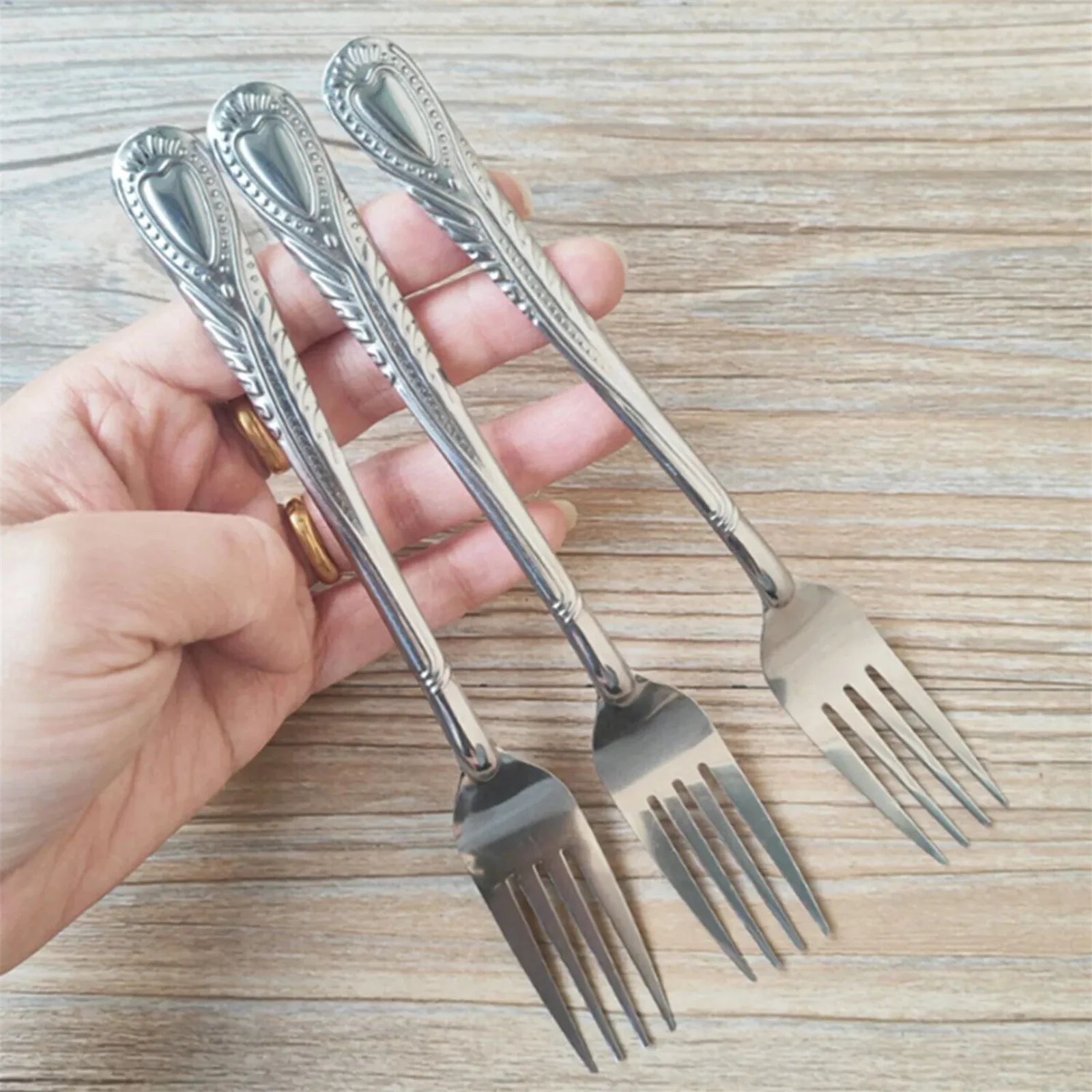 60 Pieces Stainless Steel Dinner Forks Flatware Tableware Set Kitchen 7.25 inch
60 Pieces Stainless Steel Dinner Forks Flatware Tableware Set Kitchen 7.25 inch