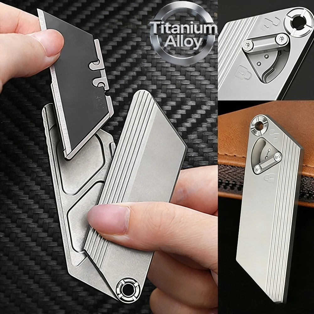 2026 New TC4 Titanium Alloy Multifunctional Knife Portable Small Outdoor Camping Hunting EDC Tool
2026 New TC4 Titanium Alloy Multifunctional Knife Portable Small Outdoor Camping Hunting EDC Tool