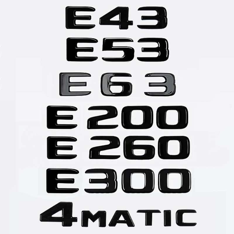 Car Trunk Words Logo Badge Emblem Decals Sticker For Mercedes Benz E53 E43 E63 E200 E220 E250 E240 E260 E300 E350 W212 W211 W213
Car Trunk Words Logo Badge Emblem Decals Sticker For Mercedes Benz E53 E43 E63 E200 E220 E250 E240 E260 E300 E350 W212 W211 W213