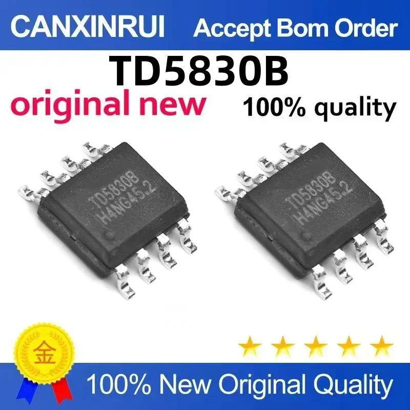 (5-100 pieces) New in stock TD5830B 5830B SOP-8 in stock chip IC
(5-100 pieces) New in stock TD5830B 5830B SOP-8 in stock chip IC